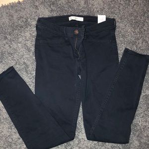 Abercrombie & Fitch navy blue skinny jeans